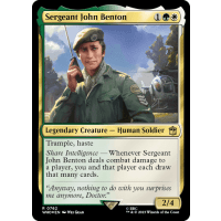 Sergeant John Benton (Surge Foil) - Universes Beyond: Doctor Who Variants Thumb Nail