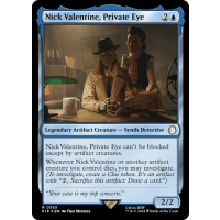 Nick Valentine, Private Eye (Surge Foil) - Universes Beyond: Fallout Variants Thumb Nail