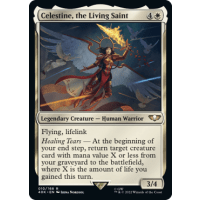 Celestine, the Living Saint (Surge-Foil) - Universes Beyond: Warhammer 40k Commander (Surge) Thumb Nail