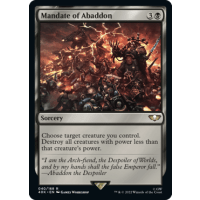 Mandate of Abaddon (Surge-Foil) - Universes Beyond: Warhammer 40k Commander (Surge) Thumb Nail