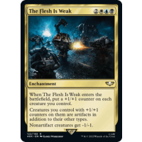 The Flesh Is Weak (Surge-Foil) - Universes Beyond: Warhammer 40k Commander (Surge) Thumb Nail