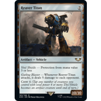 Reaver Titan (Surge-Foil) - Universes Beyond: Warhammer 40k Commander (Surge) Thumb Nail