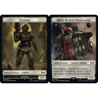 Soldier // Space Marine Devastator (Token) - Universes Beyond: Warhammer 40k Commander Thumb Nail