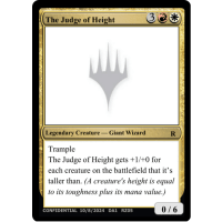 The Judge of Height - Unknown Event Cards Thumb Nail
