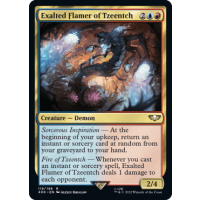 Exalted Flamer of Tzeentch (Surge-Foil) - Warhammer 40k Commander - Surge Foils Thumb Nail