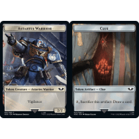 Astartes Warrior //  Clue (Token) (Surge-Foil) - Warhammer 40k Commander - Surge Foils Thumb Nail