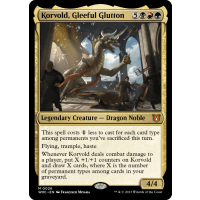 Korvold, Gleeful Glutton - Wilds of Eldraine Commander Thumb Nail