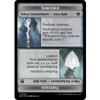 Sorcerer Role // Virtuous Role (Token) - Wilds of Eldraine Commander Thumb Nail