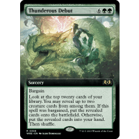 Thunderous Debut - Wilds of Eldraine Variants Thumb Nail