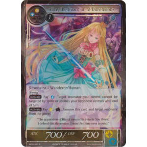 Alice, the Guardian of Dimensions