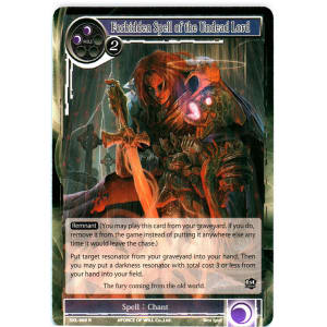 Forbidden Spell of the Undead Lord