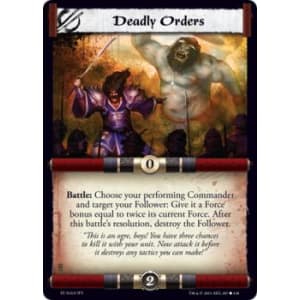 Deadly Orders