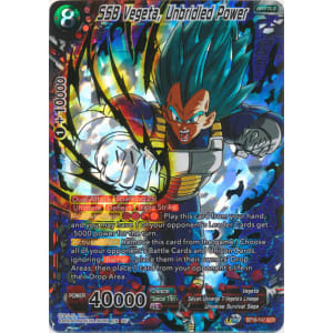 SSB Vegeta, Unbridled Power (Alternate Art)