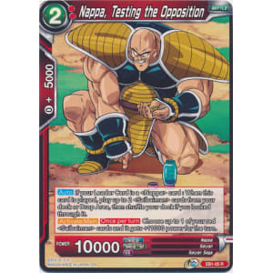 Nappa, Testing the Opposition