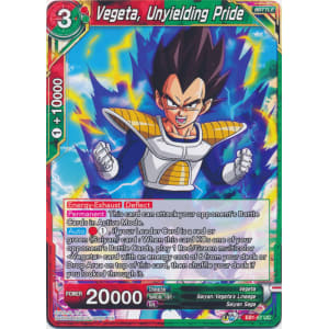 Vegeta, Unyielding Pride