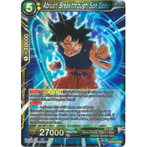 Abrupt Breakthrough Son Goku