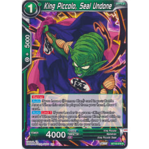 King Piccolo, Seal Undone