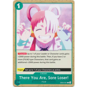 There You Are, Sore Loser!