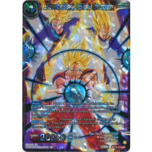 Anime Dragon Ball Son Goku Trunks Vegeta Iv Sr Card Game