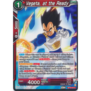 Vegeta, at the Ready