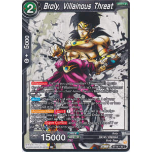 Broly, Villainous Threat