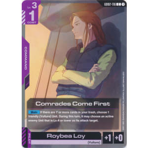 Comrades Come First (GD02-116)