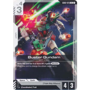 Buster Gundam (GD02-076) (Shot by Green Laser)