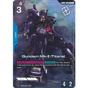 Gundam Mk-II (Titans) (GD02-003) (Alt-Art +) (Store Tournament Winner Pack 02)