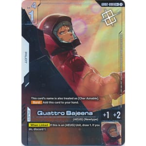 Quattro Bajeena (GD02-098) (Alt-Art +) (Store Tournament Winner Pack 02)