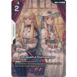 Graceful Demeanor (GD04-117) (Alt-Art +)