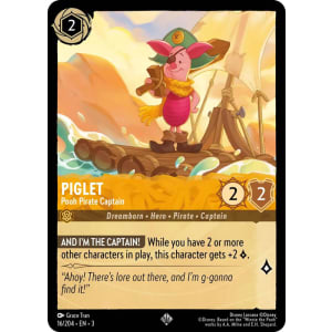 Piglet - Pooh Pirate Captain