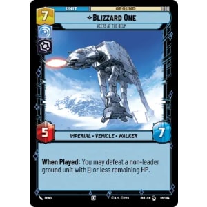 Blizzard One - Veers at the Helm