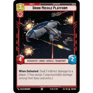 Droid Missile Platform