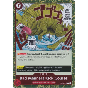 Bad Manners Kick Course