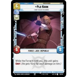 Plo Koon - I Don't Believe In Chance