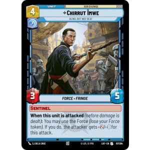 Chirrut Imwe - Blind, But Not Deaf