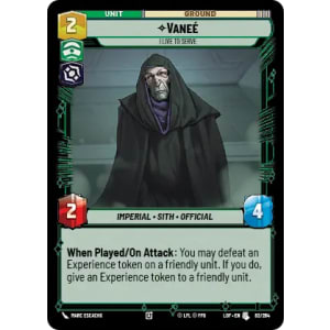 Vanee - I Live To Serve