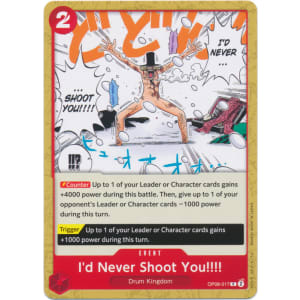 I'd Never Shoot You!!!!