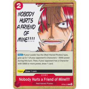 Nobody Hurts a Friend of Mine!!!!