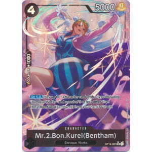 Mr.2.Bon.Kurei(Bentham) (Alternate Art)