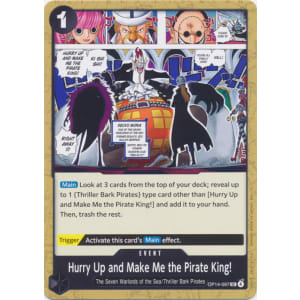 Hurry Up and Make Me the Pirate King!