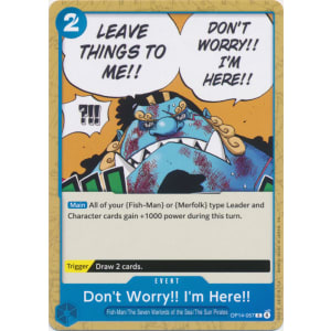 Don't Worry!! I'm Here!!