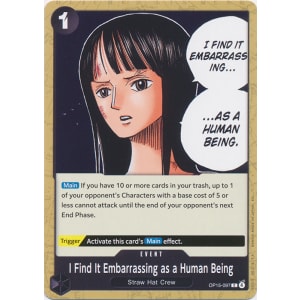 I Find It Embarrassing as a Human Being