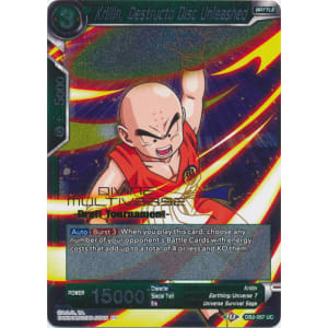 Krillin, Destructo Disc Unleashed (Prerelease Promo)