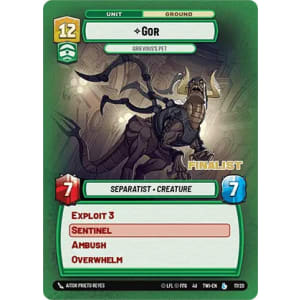 Gor - Grievous's Pet (Finalist)