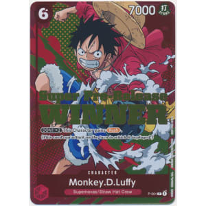 Monkey.D.Luffy - P-001 - Winner (No White Border)