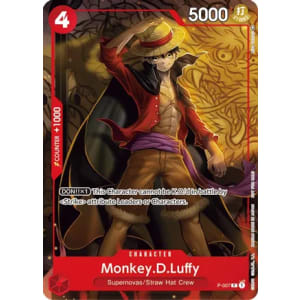 Monkey.D.Luffy - P-007 (Dragon in Background)