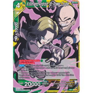 2023 CARD DRAGON BALL Z5 #009 KRILLIN ANDROID 18 MARON TCG PERU