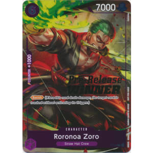Roronoa Zoro P-045 (Prerelease) (Winner)