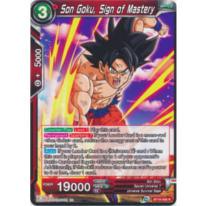 Son Goku, Sign of Mastery